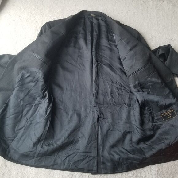 Hart Schaffner Marx Gold Trumpeter Blazer Men's 42R Grey Suit Jacket Nordstrom - Picture 5 of 14